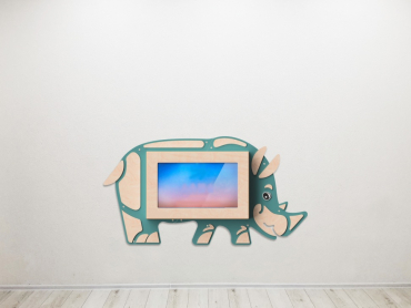 «Носорог» - Декоративная сенсорная панель 32" - «globural.ru» - Краснознаменск