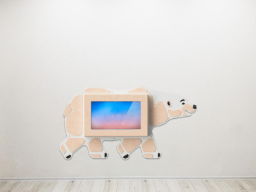 «Медведь» -Декоративная сенсорная панель 32" - «globural.ru» - Краснознаменск