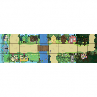 Тематическое поле-маршрутизатор «Сказка» для мини-робота Bee-Bot - «globural.ru» - Краснознаменск