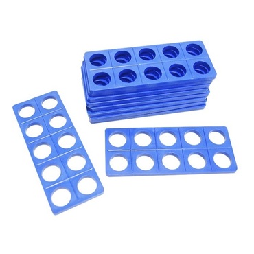 Нумирошка. Набор из 10 пластиковых форм - «Десятки» по методике Нумикон - «globural.ru» - Краснознаменск