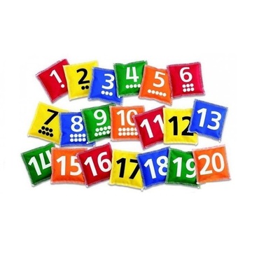 Набор "Мешочки с цифрами"  20 штук - «globural.ru» - Краснознаменск