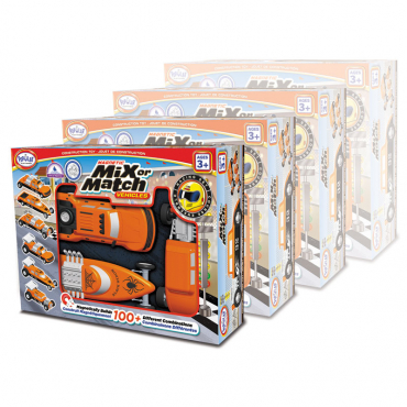 Магнитный конструктор Транспорт "Смешай и собери". Серия Гонка  Комплект на группу - «globural.ru» - Краснознаменск