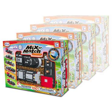 Магнитный конструктор Транспорт "Смешай и собери". Серия Поезда Комплект на группу - «globural.ru» - Краснознаменск