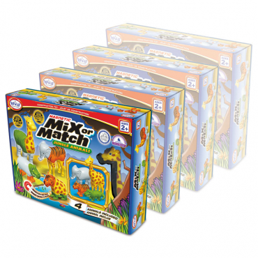 Магнитный конструктор "Смешай и собери" Животные . Комплект на группу - «globural.ru» - Краснознаменск