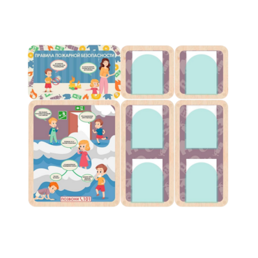 Информационный стенд «Правила пожарной безопасности» 137.5 х 111 см - «globural.ru» - Краснознаменск