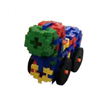 Набор для конструирования «Строительные интерактивные блоки стандарт» Комплект №3 "Машинка с колесами" - «globural.ru» - Краснознаменск