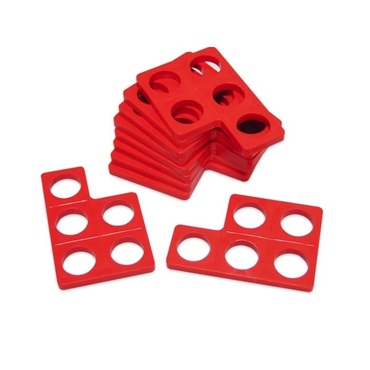 Нумирошка. Набор из 10 пластиковых форм - «Пятерки» по методике Нумикон - «globural.ru» - Краснознаменск