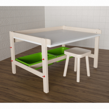 Стол растущий на регулируемых ножках «Снежок №1» - «globural.ru» - Краснознаменск