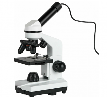 Микроскоп школьный Эврика 40х-1600х с видеоокуляром - «globural.ru» - Краснознаменск