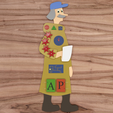 Бизиборд "Почтальон Печкин" - «globural.ru» - Краснознаменск