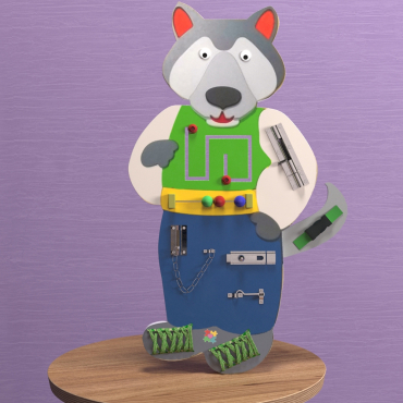 Бизиборд «Волчок-серый бочок» - «globural.ru» - Краснознаменск