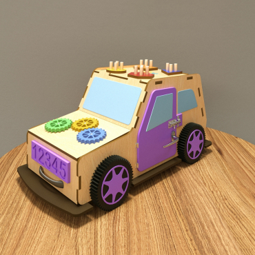 Бизикуб мобильный "Машинка" - «globural.ru» - Краснознаменск