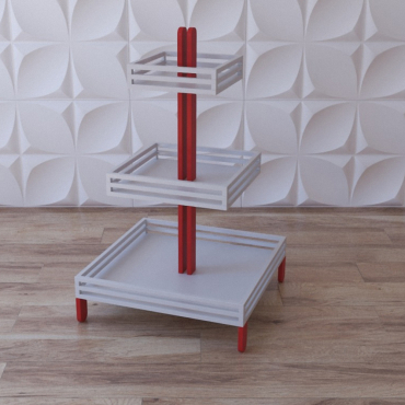 Стеллаж демонстрационный "Эйфелева башня" - «globural.ru» - Краснознаменск