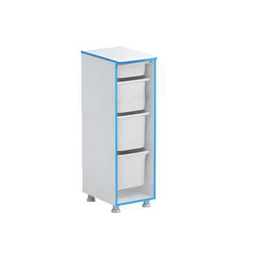 Стеллаж с лотками Робик 001 (белый) - «globural.ru» - Краснознаменск