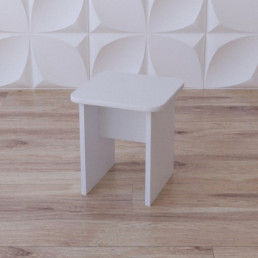 Табурет «Белый кубик» - «globural.ru» - Краснознаменск