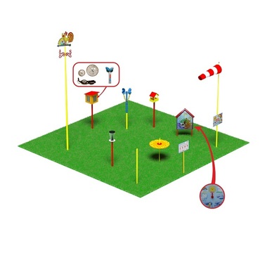 Метеорологическая площадка (комплект Эконом - 1)   - «globural.ru» - Краснознаменск