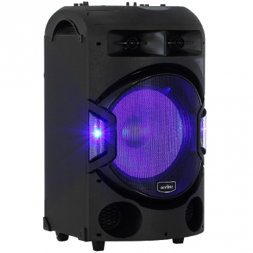 Переносная мобильная акустическая система с возможностью подключения микрофона и проигрывания аудиофайлов с флеш-накопителя мощностью не менее 250 Вт - «globural.ru» - Краснознаменск