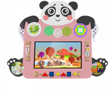 Настенный интерактивный комплекс бизиборд "Панда" - «globural.ru» - Краснознаменск