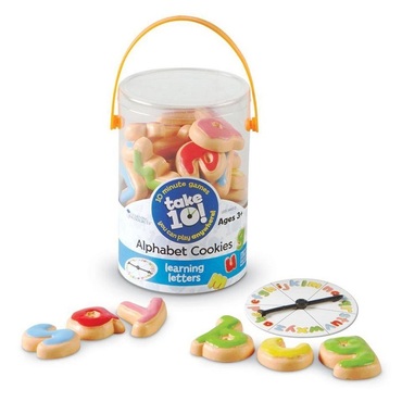 Англоязычное пособие "Собери 10! Печеньки Алфавит" - «globural.ru» - Краснознаменск