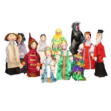 Комплект театральных кукол "Аленький цветочек" - «globural.ru» - Краснознаменск