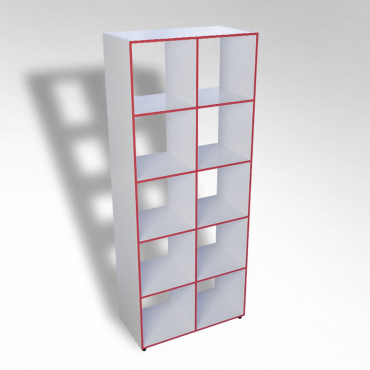 Шкаф открытый многосекционный ТР10 ЛДСП  - «globural.ru» - Краснознаменск