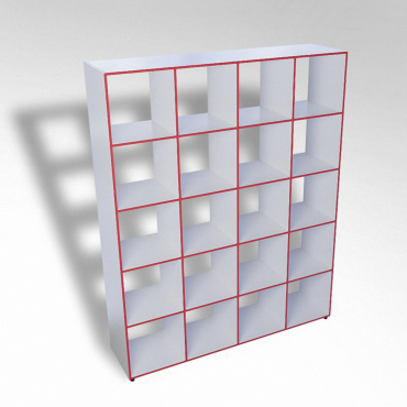 Шкаф открытый многосекционный ТР20 ЛДСП - «globural.ru» - Краснознаменск