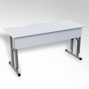 Стол 'Архимед ТР' 2-х местный регулируемый с эргономичной столешницей - «globural.ru» - Краснознаменск